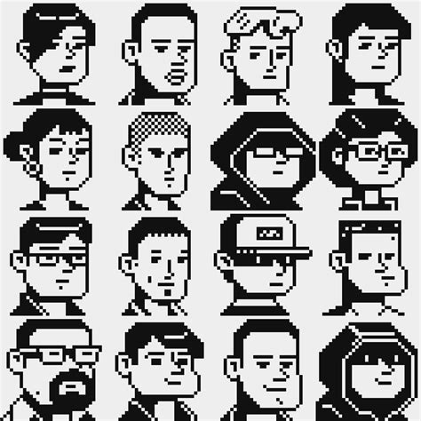 Characters design pixel art – Artofit