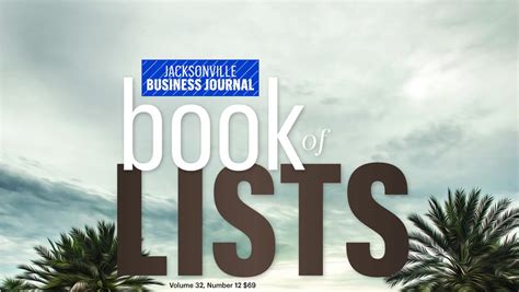 Get a sneak peek at the 2017 Book of Lists - Jacksonville Business Journal