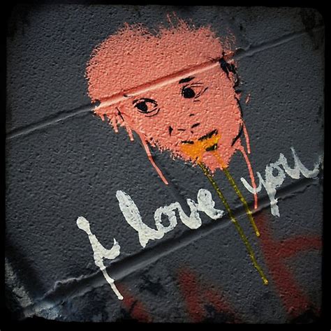 prevpemenpe: i love you graffiti