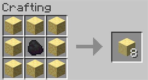 smooth sandstone crafting Minecraft Data Pack