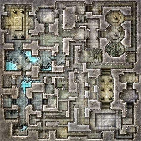 Empty Dungeon Map by Zatnikotel on DeviantArt | Dungeon maps, Fantasy map, Dnd world map