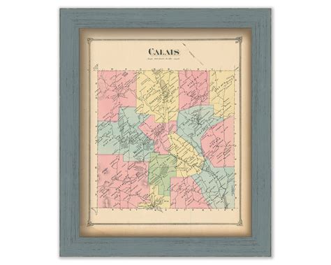 CALAIS, Vermont - 1873 Map