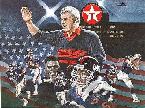 "Parcells' Great Victory" Super Bowl XXV by Merv Corning | Ny giants ...