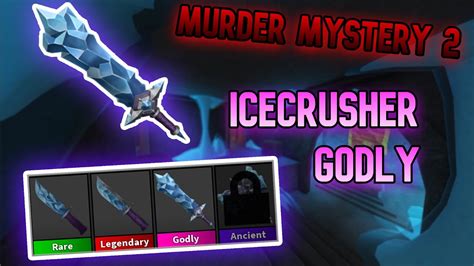 GETTING THE NEW ICECRUSHER GODLY IN MM2! (Evo) - YouTube