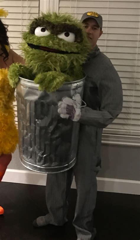 Oscar the grouch costume | Grouch, Oscar the grouch, Oscar