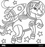 Coloring Pages For Kids Space sketch template