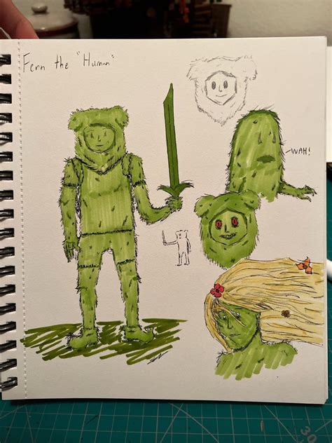 Fern the “human” in my own style, hope it’s good for y’all!:) : r/adventuretime