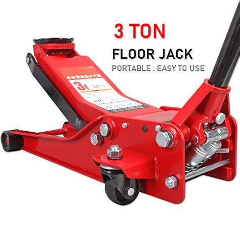 3 Ton Heavy Duty Hydraulic Floor Jack Trolley Automotive Car Van Truck ...