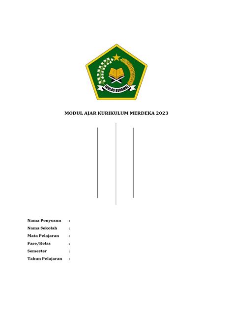 Format Modul Ajar Kurikulum Merdeka 2023 | PDF