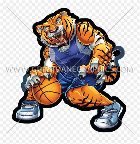 Basketball Tiger - Clip Art - Png Download (#1517967) - PinClipart