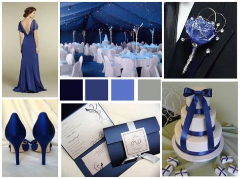 Sapphire and Silver Wedding Inspiration | Silver wedding, Wedding ...