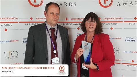 Doncaster UTC Wins New Educational Institution of the Year - YouTube