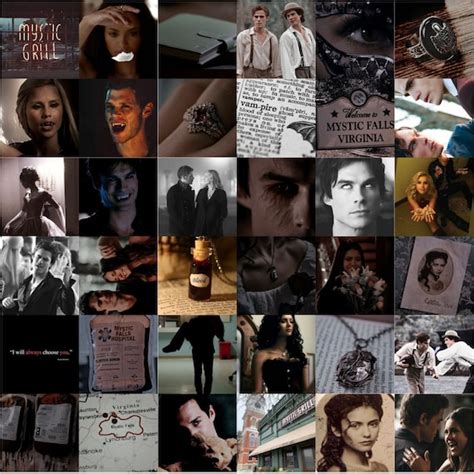 The Vampire Diaries Aesthetic Photo Wall Kit - Etsy