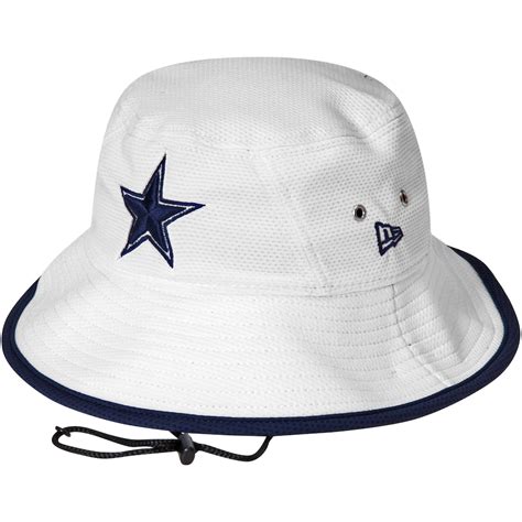 Men's Dallas Cowboys New Era White Team Bucket Hat