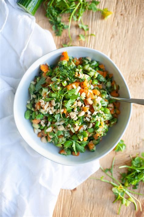 Asian Edamame Salad - Lillie Eats and Tells