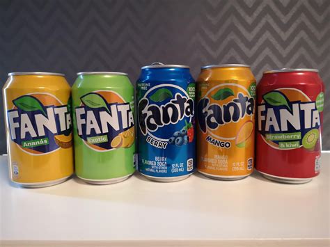 All these different Fanta flavors : r/mildlyinteresting