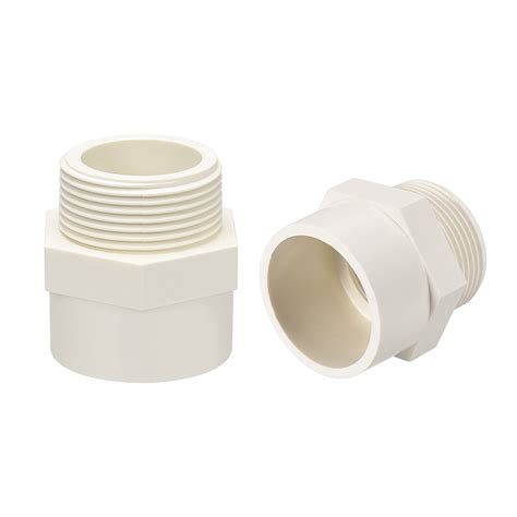 50mm Slip x G1-1/2 Male Thread,PVC Pipe Fitting Adapter Connector 10Pcs - Walmart.com - Walmart.com