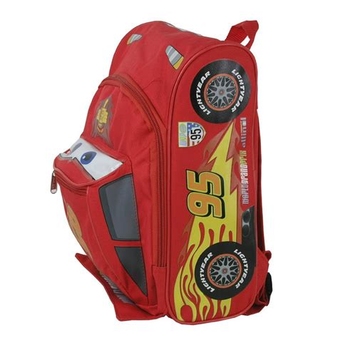 Disney - Small Backpack - Disney - Cars 2 - Lightning Mcqueen 12" New Book Bag 603670 - Walmart ...