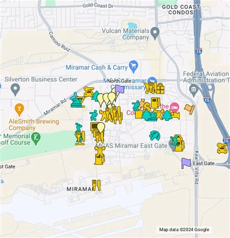MCCS MCAS Miramar Base Map - Google My Maps