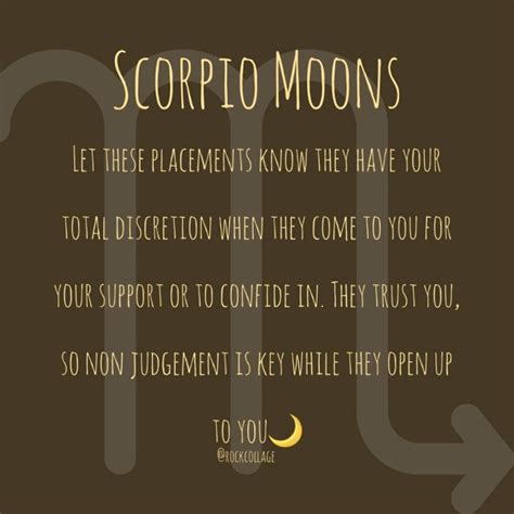 Scorpio Moon Sign