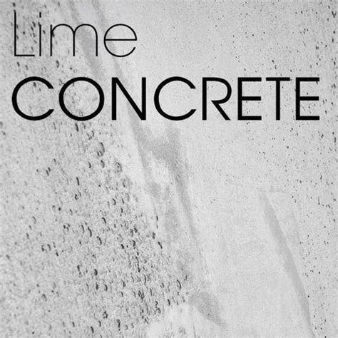 Lime Concrete – The Polished Plaster Company