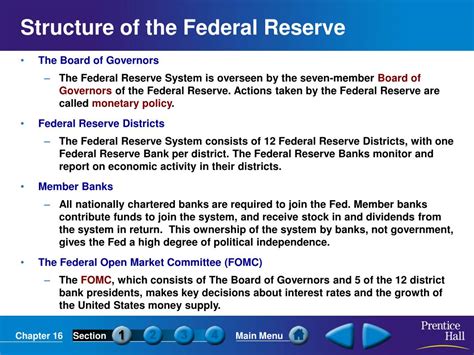 PPT - The Federal Reserve System PowerPoint Presentation, free download ...