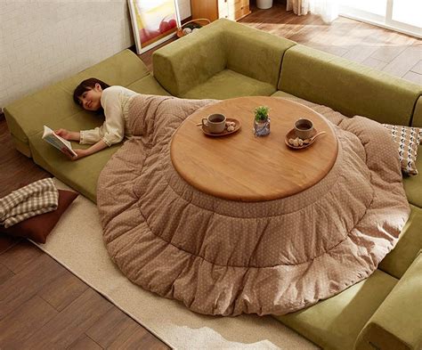 Kotatsu is a Japanese Table That Offers the Comfort of a Giant Warm Bed