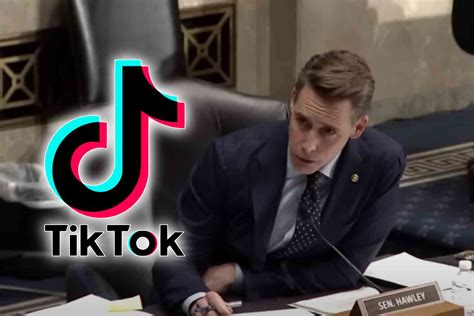 Josh Hawley introduces bill to ban TikTok nationwide | Not the Bee