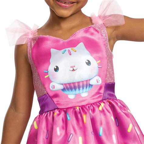 Gabby's Dollhouse Cakey Cat Classic Costume for Toddlers, Blue and Pin – Party Expert