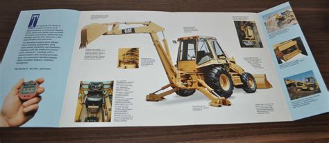 Caterpillar Backhoe Loader Series II Specification Technical Brochure Prospekt – AUTO BROCHURE