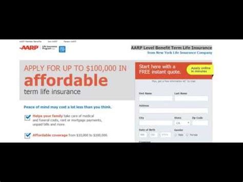 AARP Level Benefit Term Life Insurance - YouTube