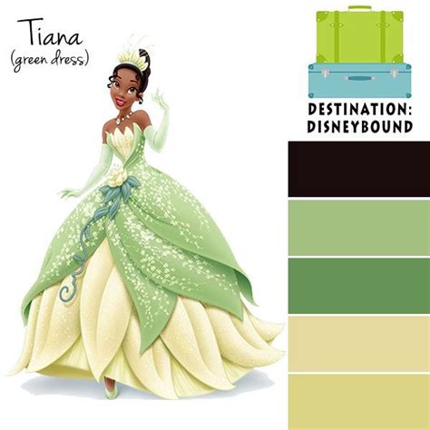 Tiana Color Palette | Disney princess colors, Princess coloring, Disney ...