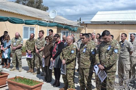 #NOTATARGET: UN staff in Cyprus observe a minute's silence in ...