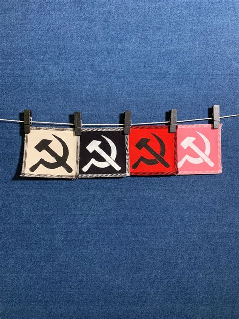 Hammer and Sickle Symbol Patch LARGE - Etsy