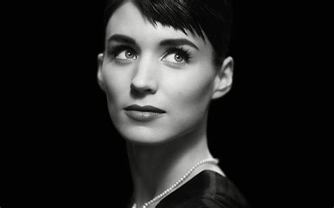 HD wallpaper: Audrey Hepburn, rooney mara, actress, face, bw, headshot ...