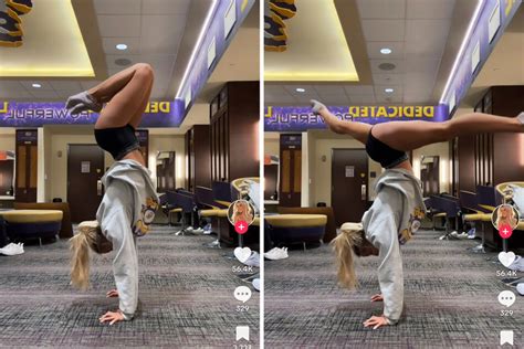 Olivia Dunne goes crazy with impressive viral handstand tricks