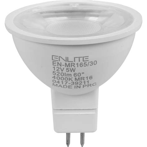 Enlite LED 5W MR16 Lamp Cool White 520lm | Toolstation