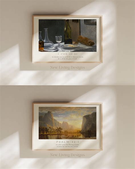 Digital Download Vintage Bible Verse Gallery Wall SET of 6 - Etsy