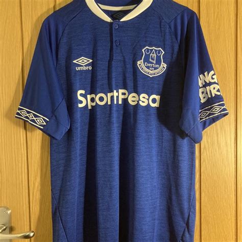 Everton FC 2018/19 Home Shirt - L Everton FC Home... - Depop