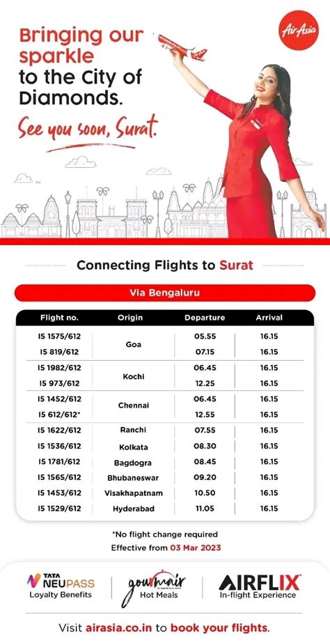 Surat Airport - Flight Schedule