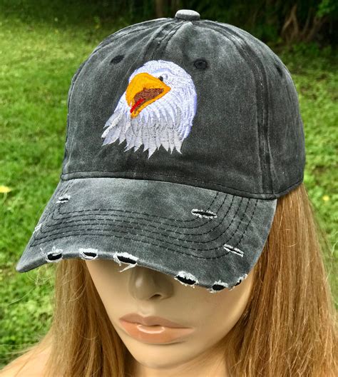 Eagle Embroidered Hat Eagle Baseball Cap | Etsy