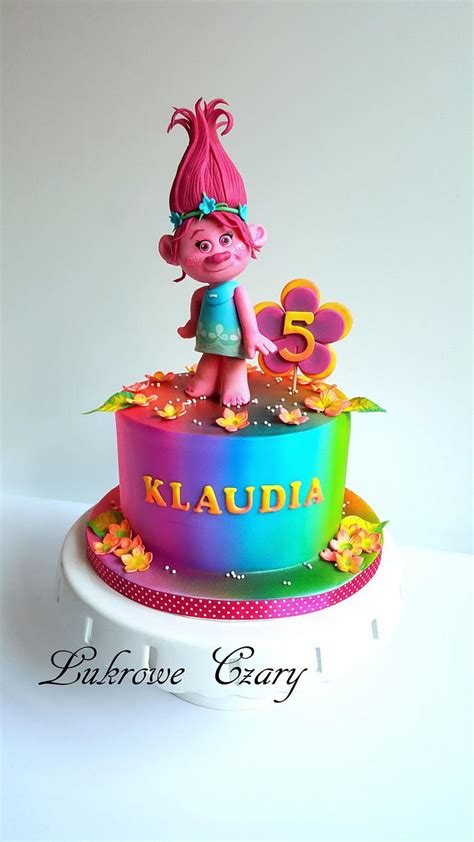 Trolls Poppy cake - Decorated Cake by Lukrowe Czary - CakesDecor