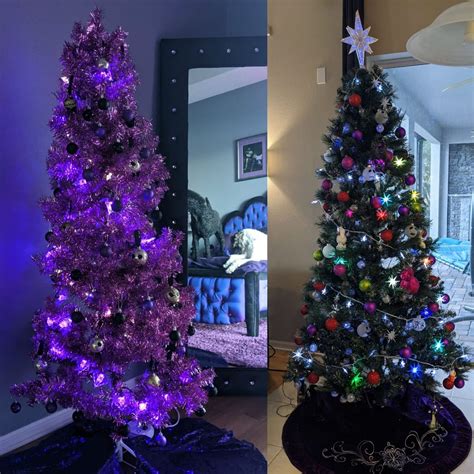 Yule Trees - How I decorated my two holiday Yule trees for 2020