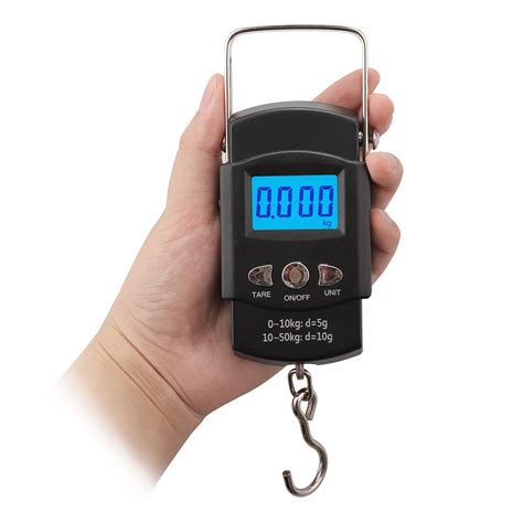 EEEkit - EEEKit 110lb/50kg Digital LCD Scale Handheld Luggage Weight ...