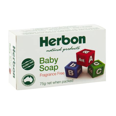 Baby Soap 75gm Fragrance Free – Herbon Natural Products