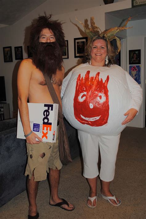 My husband and I as Tom Hanks and Wilson from the movie Castaway. It took almost tw… | Mens ...