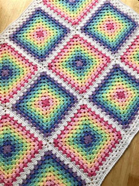 Baby Blanket Crochet Blanket Rainbow Baby Rainbow - Etsy