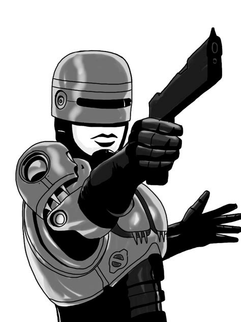 Robocop - full digital drawing by chrismas-81 on DeviantArt