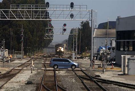 'Safety train' ride shows danger to pedestrians