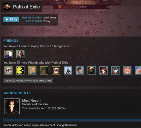 Got all Steam achievements again :> : r/pathofexile